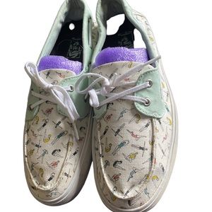 Vans swim/diver canvas boat shoes, vgc